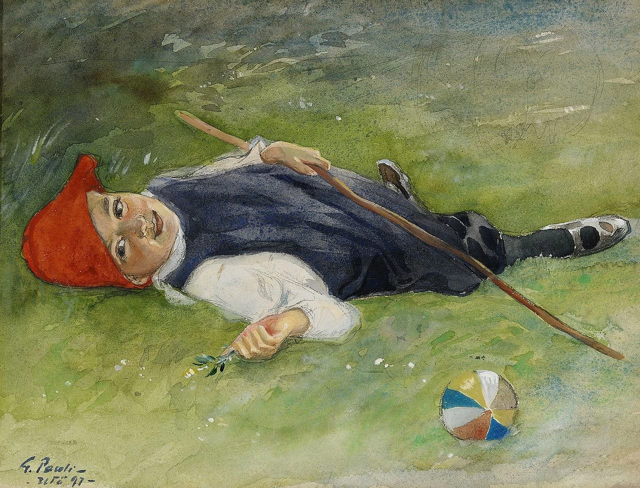 Göran sull'erba verde, 1897